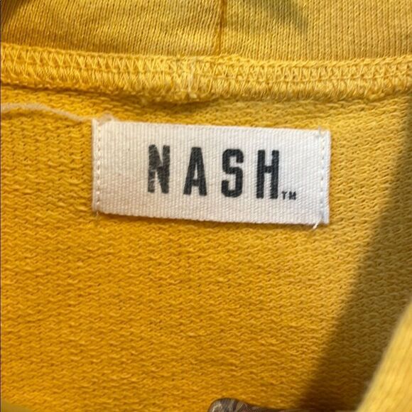 Nash Gold Graphic Cropped Hoodie - Picture 3 of 6